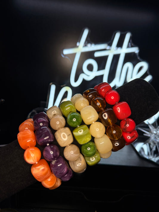 CHUNKY BEADED BRACELET (1PC)