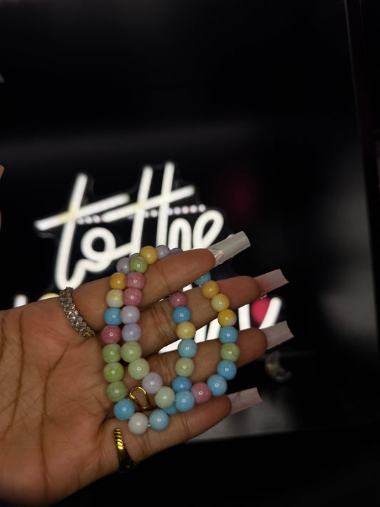 Fruity Pebble 6mm Beaded Bracelet