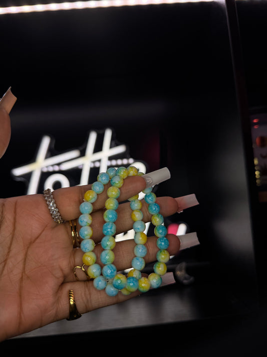 Baja Lemon 6mm Beaded Bracelet