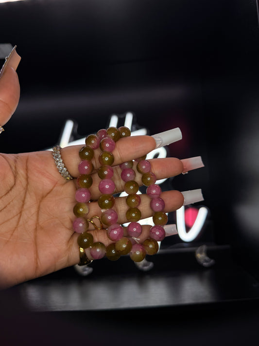 Chocolate Berry 10mm Beaded bracelet